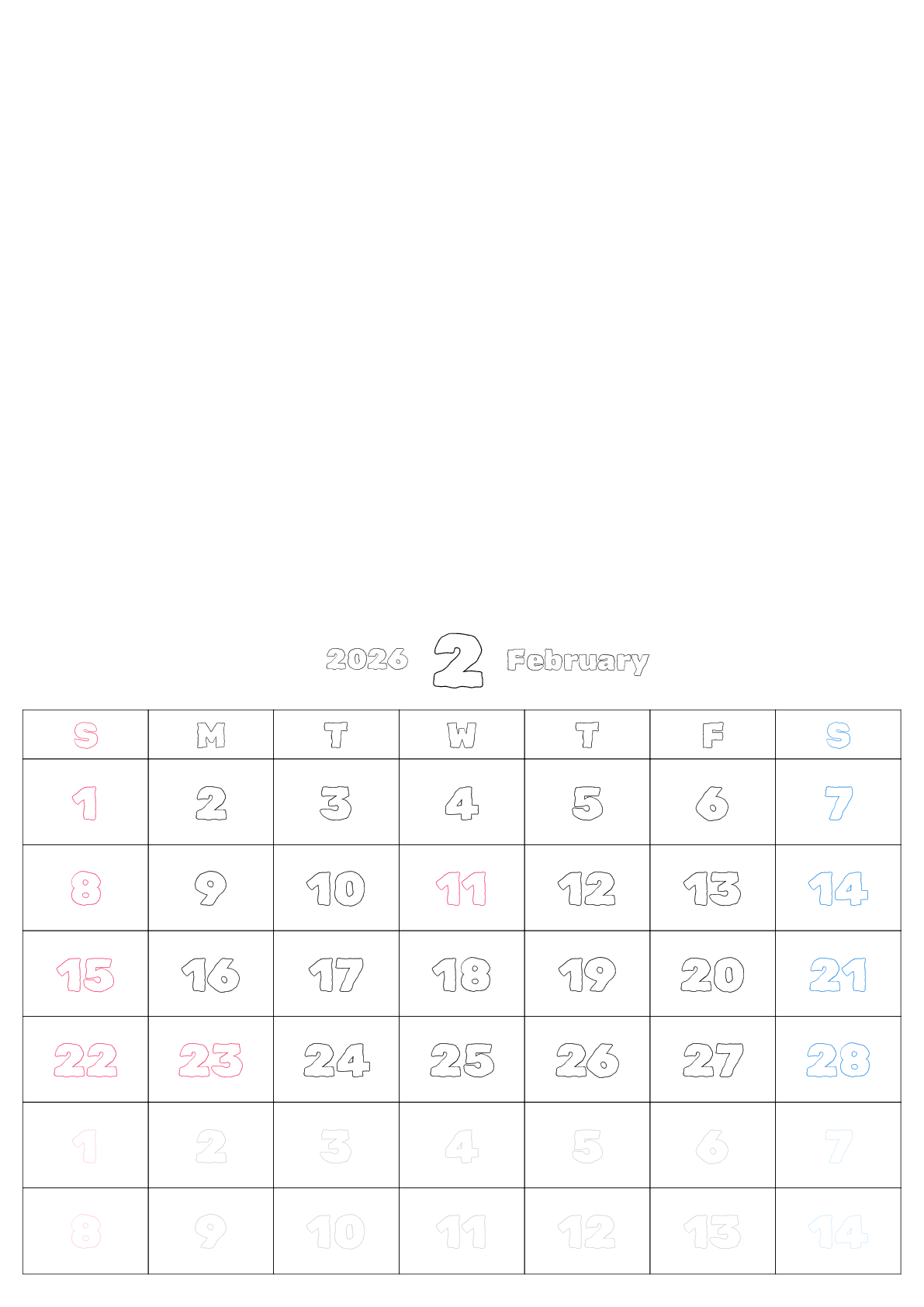 A判（A4,A5 など）,縦向き,１ヶ月,日曜始まり,祝日名,六曜,節季,月齢,満月新月入り,写真入り
