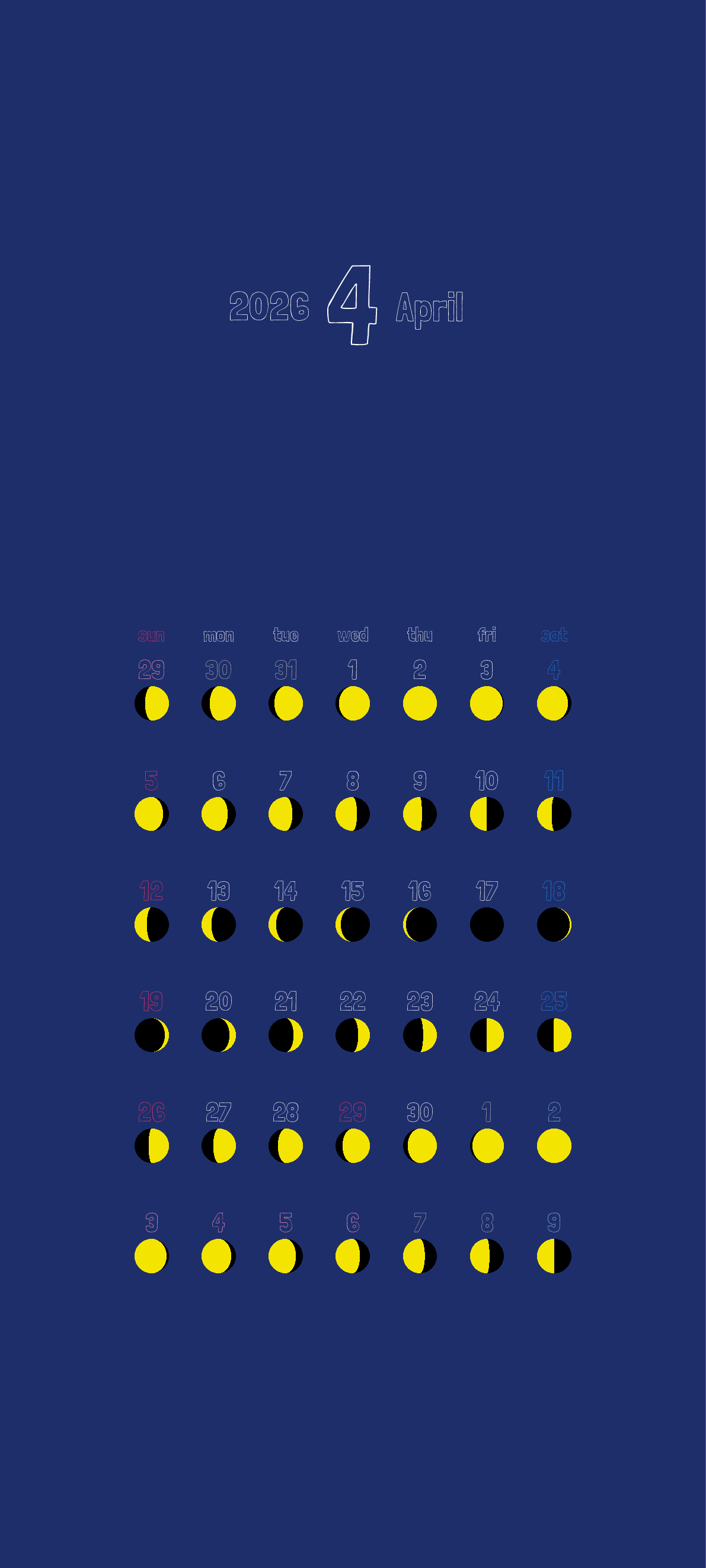 Android Pixel 6-8,縦向き,１ヶ月,日曜始まり,背景色設定