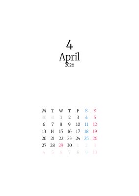 カレンダー No.6 