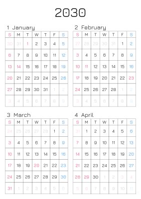 カレンダー No.21 