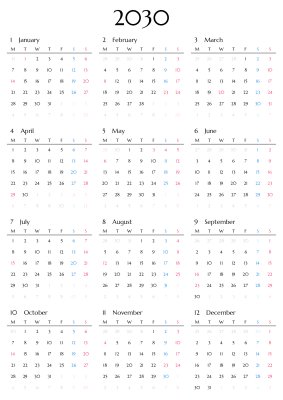 カレンダー No.1 