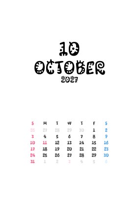 カレンダー No.419 