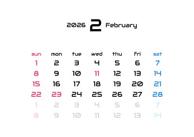 カレンダー No.429 