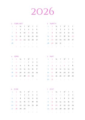 カレンダー No.6 