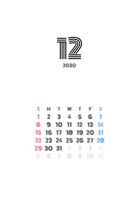 カレンダー No.329 