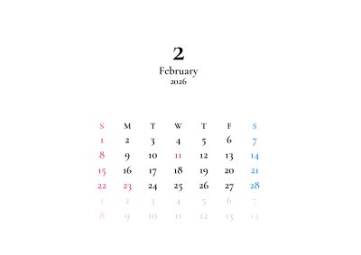 カレンダー No.9 