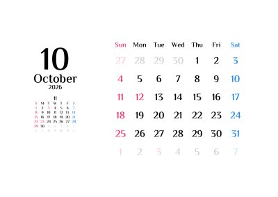 カレンダー No.10 