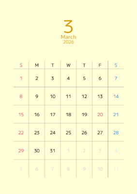 カレンダー No.12 