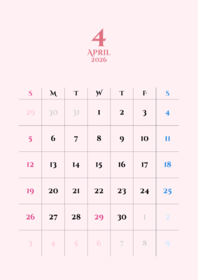 カレンダー No.25 