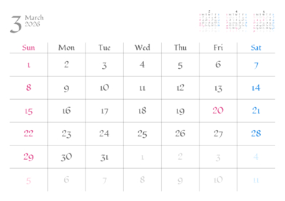 カレンダー No.10 