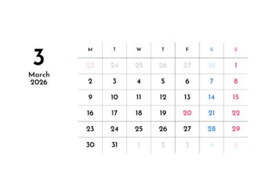 カレンダー No.12 