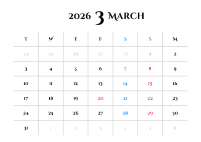 カレンダー No.4 