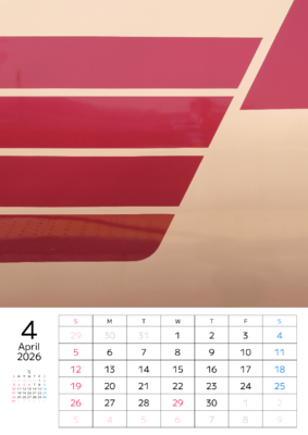 カレンダー No.14 国鉄車両 381系 特急形電車 やくも 伯備線